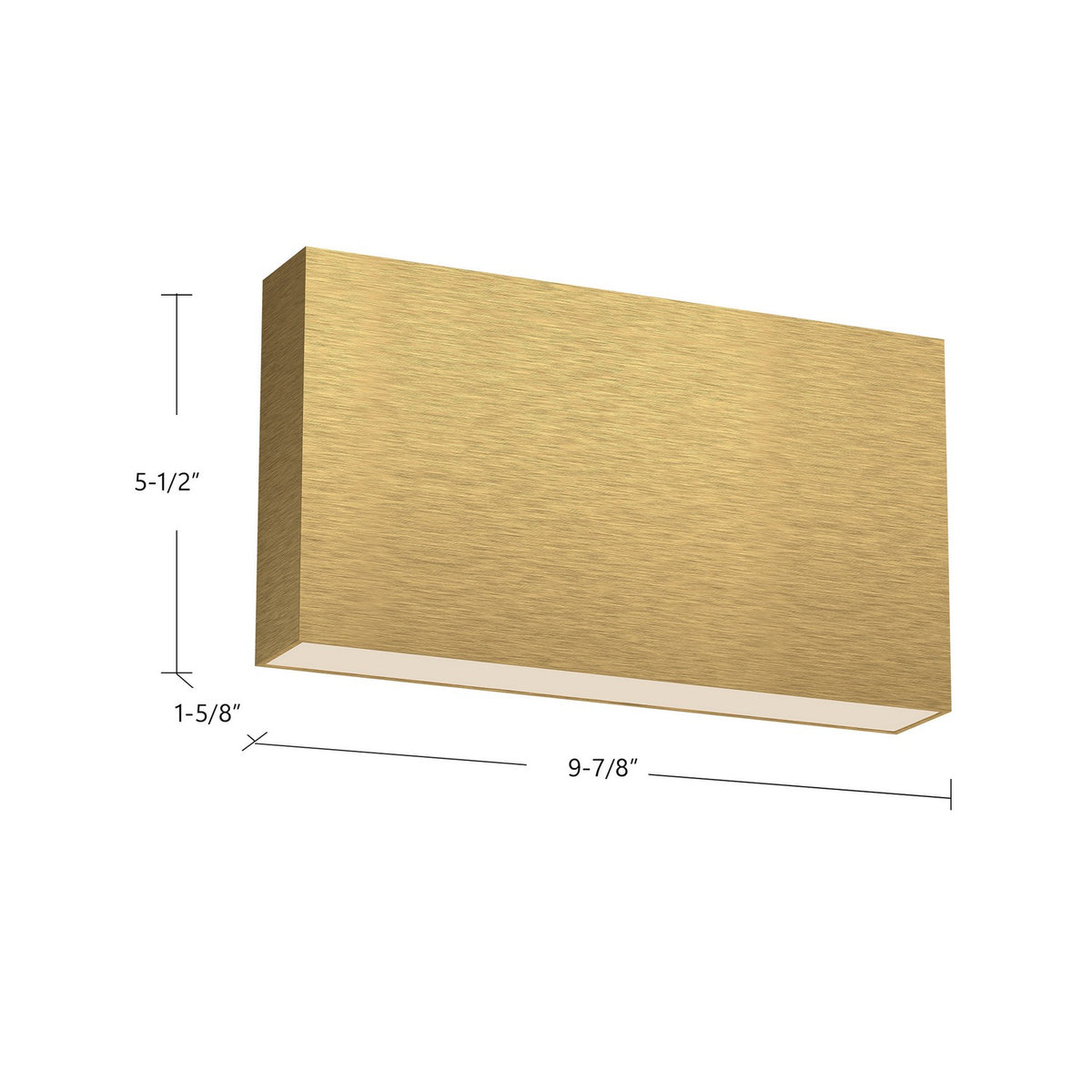 Kuzco Lighting - AT6610-BG - LED All-Terior Wall - Mica - Brushed Gold