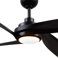 Kuzco Lighting - CF96956-MB - 56" Ceiling Fan - Horizon - Matte Black