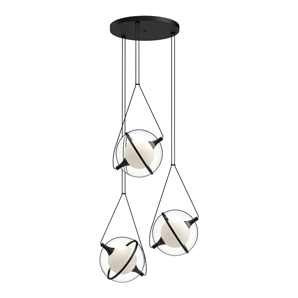 Kuzco Lighting - CH76728-BK - LED Chandelier - Aries - Black