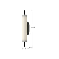 Kuzco Lighting - EW72724-BK - LED Exterior Wall Mount - Estes - Black