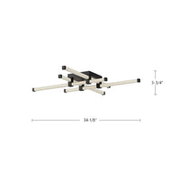 Kuzco Lighting - FM23534-BK - LED Flush Mount - Blade - Black