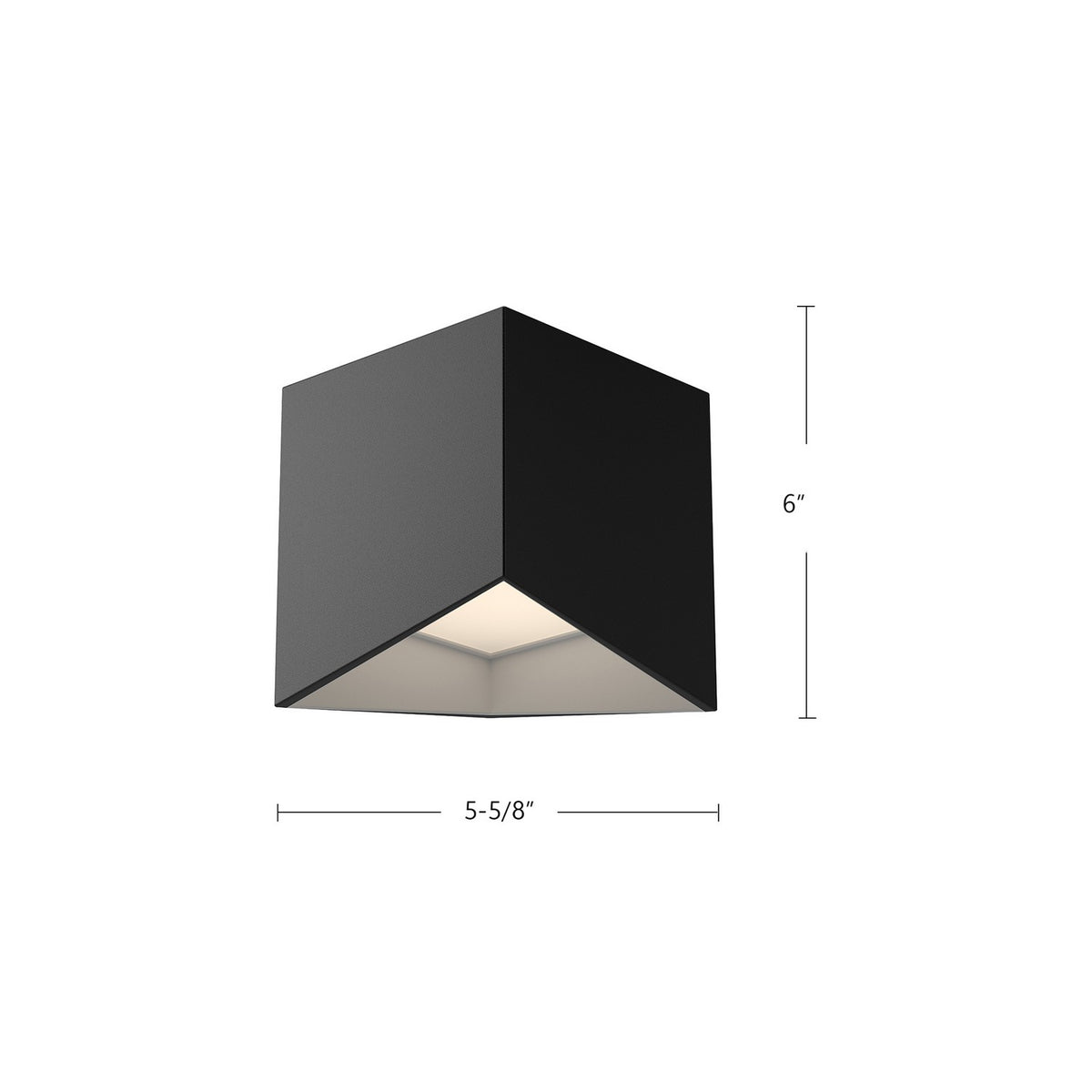 Kuzco Lighting - FM31205-BK/WH - LED Flush Mount - Cubix - Black/White