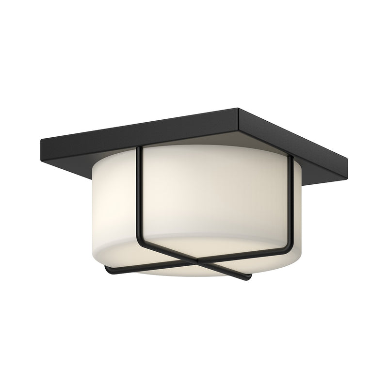 Kuzco Lighting - FM45910-BK/OP - LED Flush Mount - Regalo - Black/Opal Glass