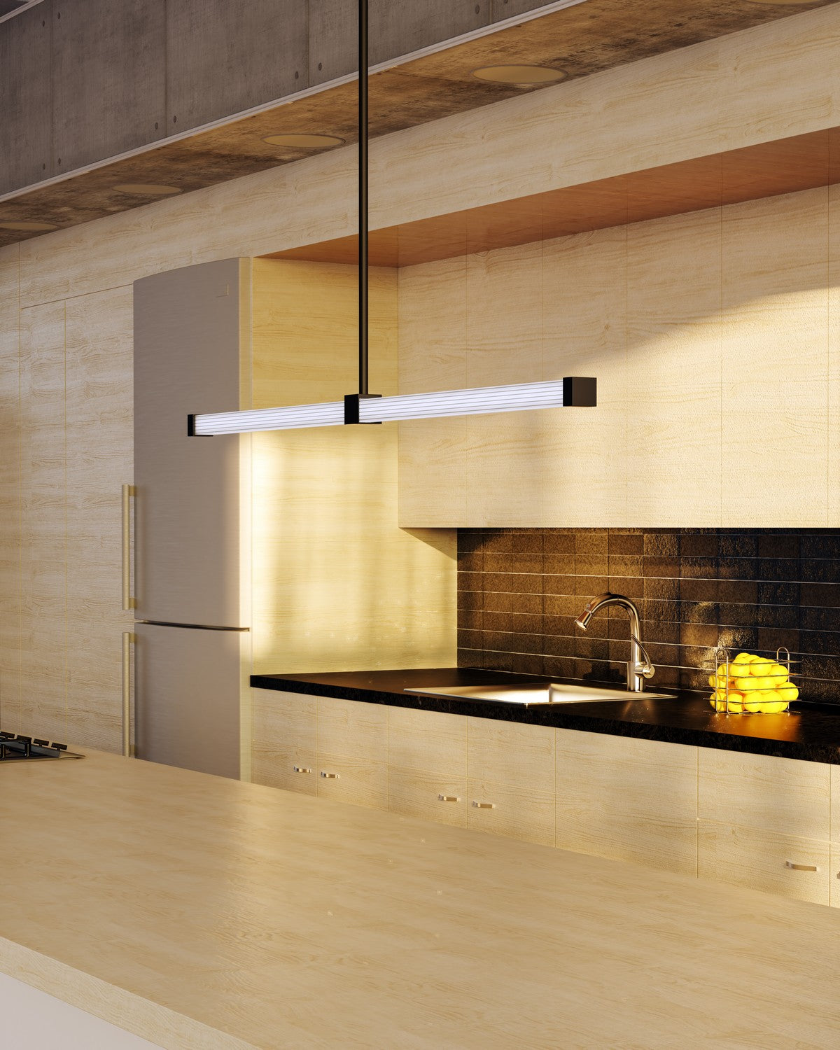 Kuzco Lighting - LP23532-BK - LED Linear Pendant - Blade - Black