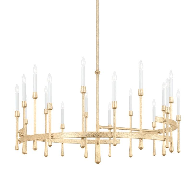 Hudson Valley - 2252-VGL - 18 Light Chandelier - Hathaway - Vintage Gold Leaf