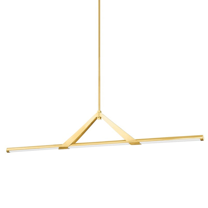 Hudson Valley LED Island Pendant from the Jonas collection in Aged Brass finish