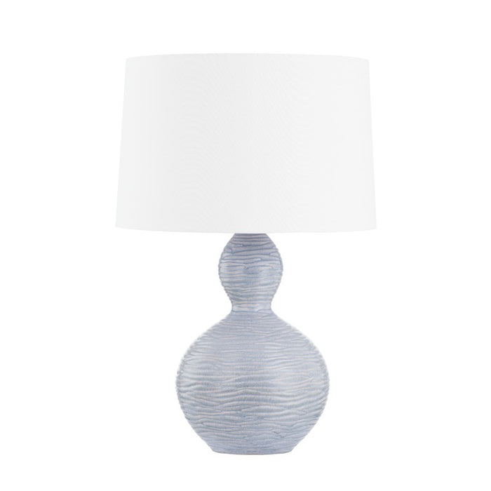Hudson Valley One Light Table Lamp from the Cairns collection in Aged Brass finish