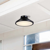 Artcraft - AC7021BK - LED Flush Mount - Lucida - Black