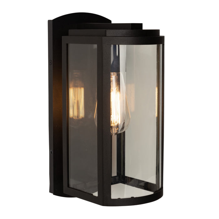 Artcraft One Light Outdoor Wall Mount from the Lakewood collection in Matte Black finish