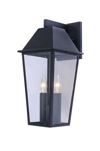 Artcraft Two Light Outdoor Wall Mount from the Winchester collection in Black finish
