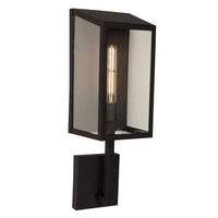 Artcraft One Light Outdoor Wall Mount from the Sonesta collection in Black finish