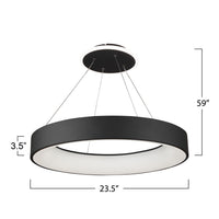 Artcraft - BT2011BK - LED Chandelier - Lazio - Black