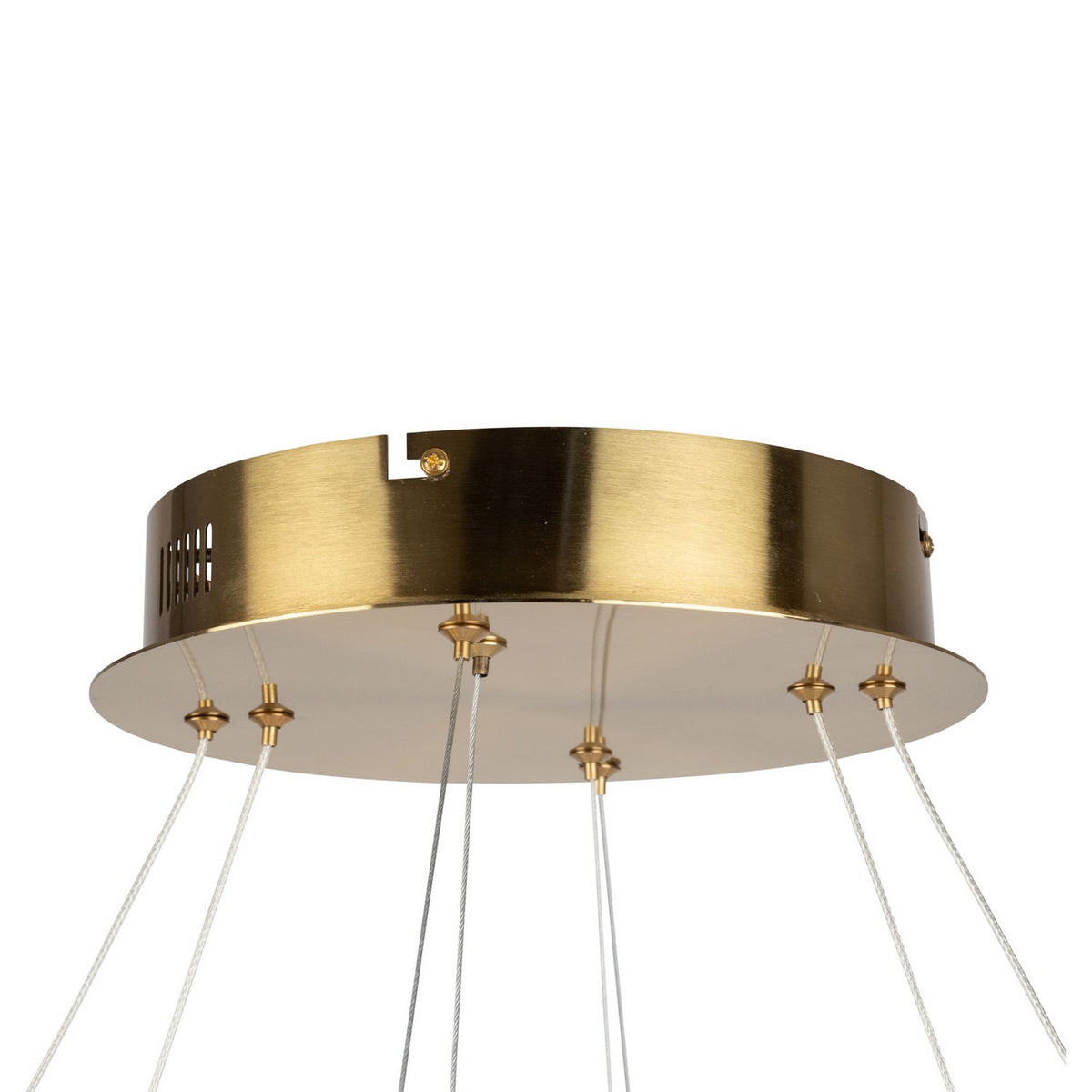Artcraft LED Chandelier from the Stella collection in Brushed Brass finish