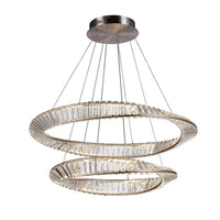Artcraft LED Chandelier from the Stella collection in Satin Nickel finish