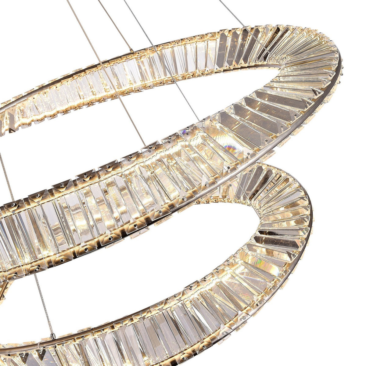 Artcraft LED Chandelier from the Stella collection in Satin Nickel finish