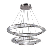 Artcraft LED Chandelier from the Stella collection in Satin Nickel finish