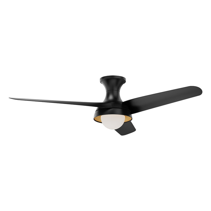Alora 54``Ceiling Fan from the Rubio collection in Matte Black|White finish