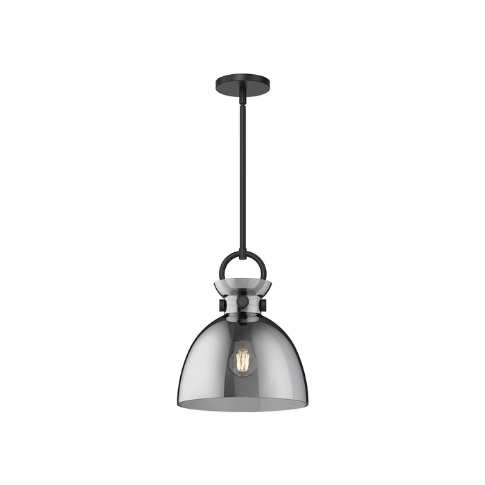 Alora One Light Pendant from the Waldo collection in Matte Black finish