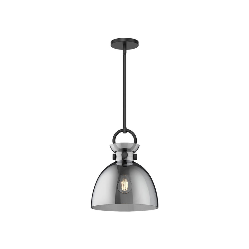 Alora One Light Pendant from the Waldo collection in Matte Black finish