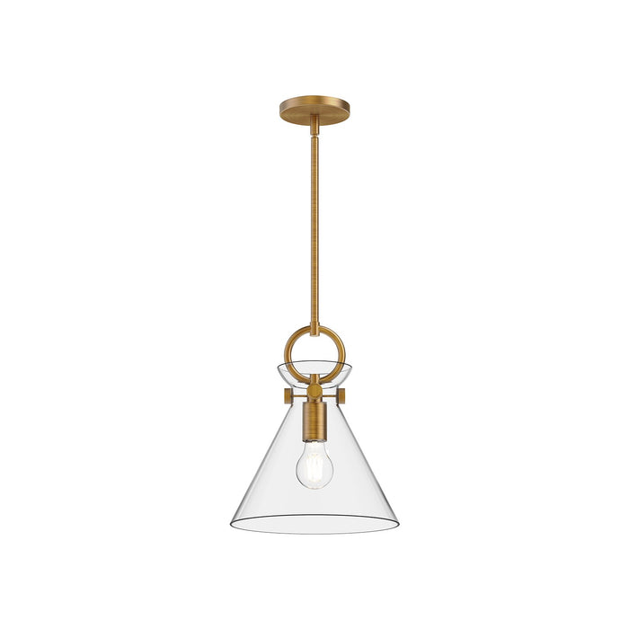 Alora One Light Pendant from the Emerson collection in Aged Gold finish