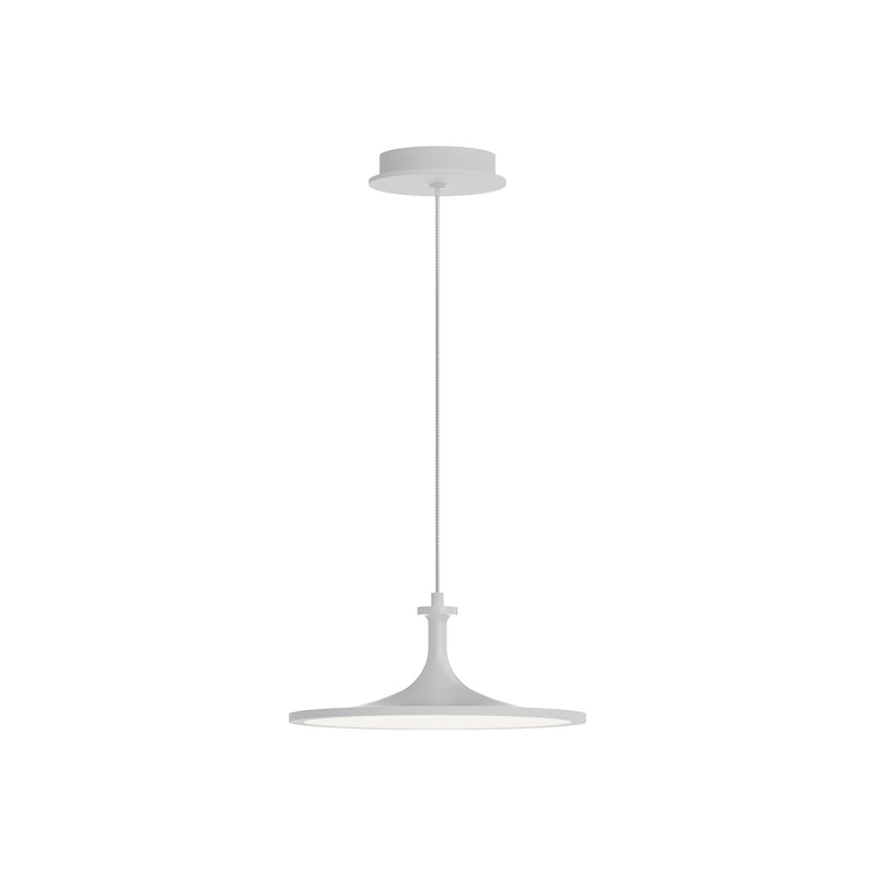 Alora LED Pendant from the Issa collection in Brushed Gold|Matte Black|White finish