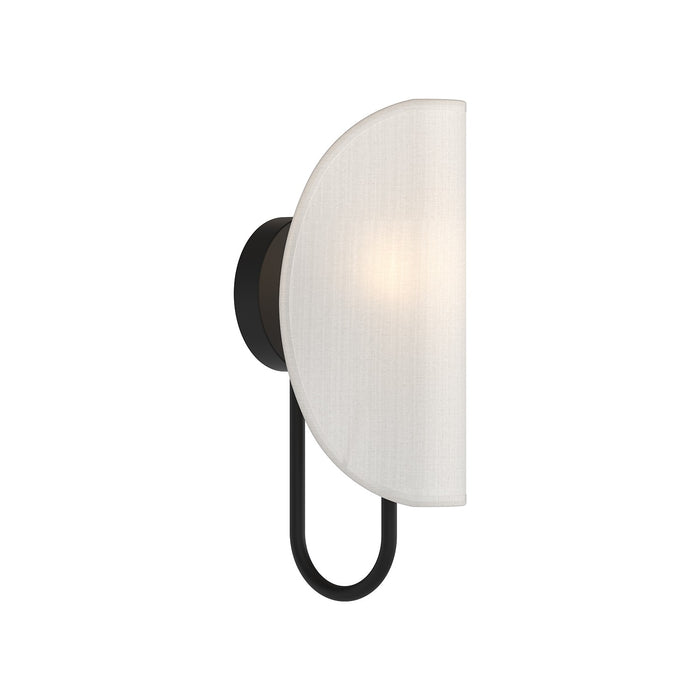 Alora One Light Wall Sconce from the Seno collection in Matte Black finish