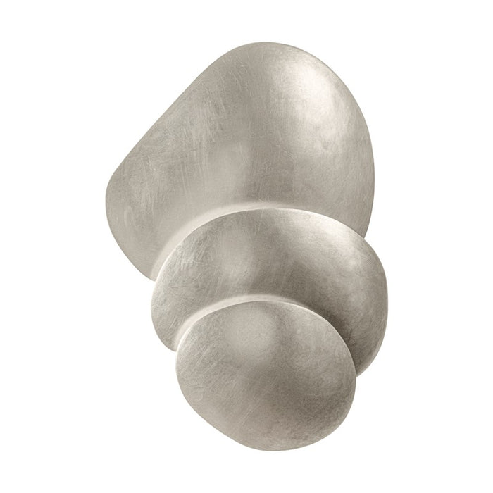 Corbett Lighting Four Light Wall Sconce from the Akemi collection in Warm Silver Leaf finish