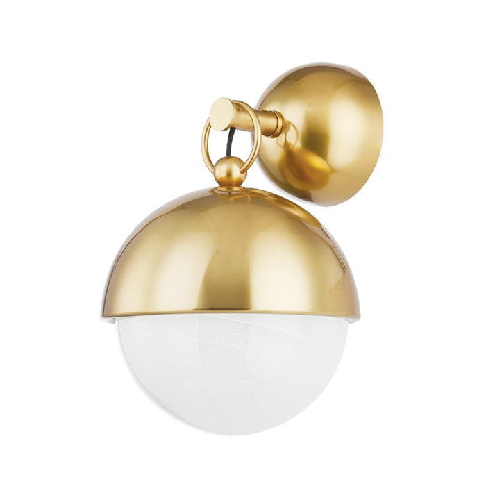 Corbett Lighting One Light Wall Sconce from the Althea collection in Vintage Polished Brass finish