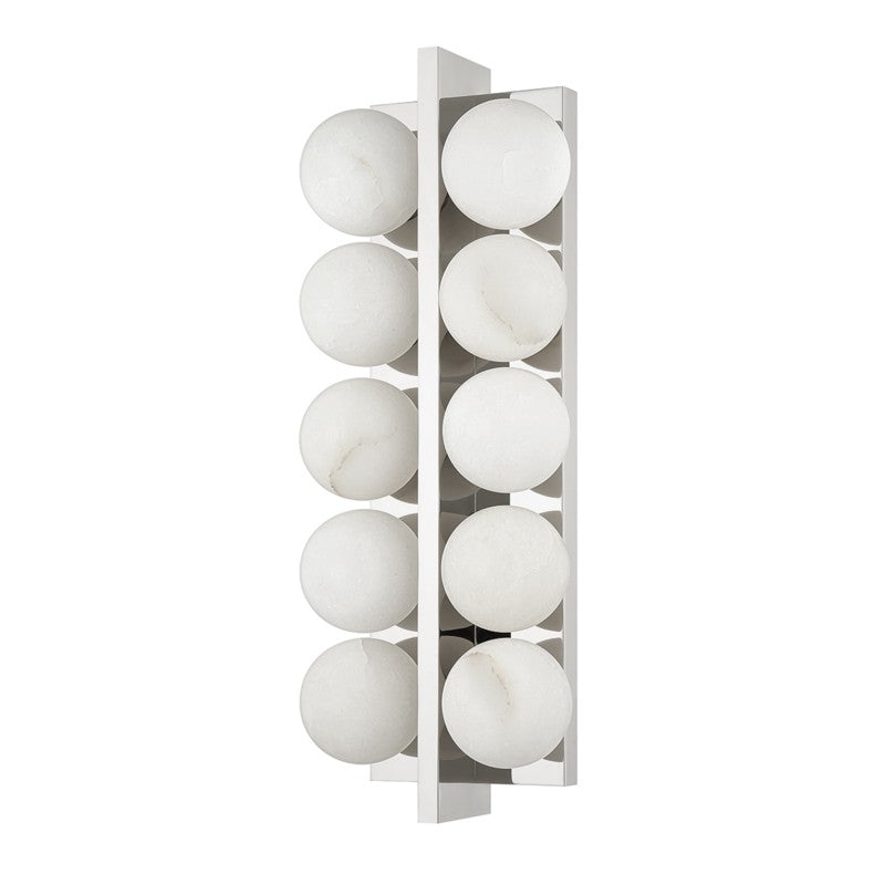 Corbett Lighting Ten Light Wall Sconce from the Emille collection in Polished Nickel finish