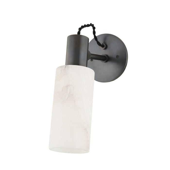 Hudson Valley One Light Wall Sconce from the Malba collection in Distressed Bronze finish