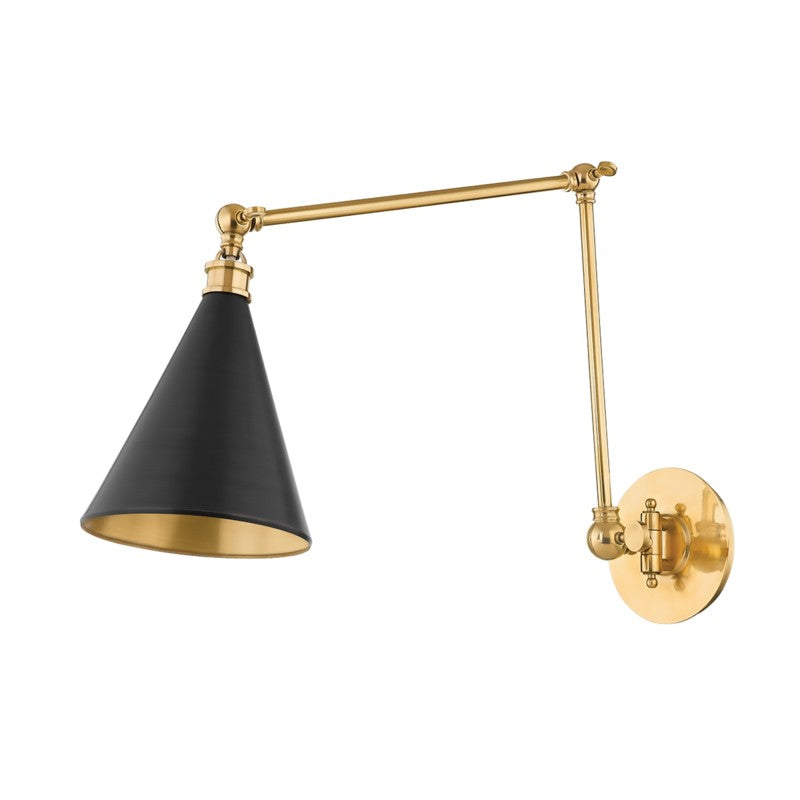 Hudson Valley - MDS1301-ADB - One Light Wall Sconce - Osterley - Aged/Antique Distressed Bronze