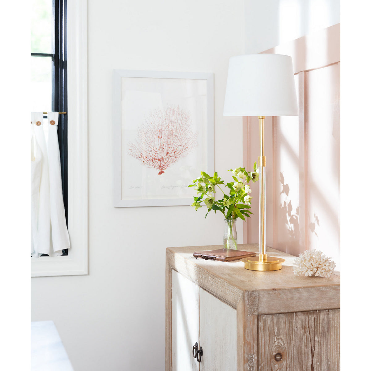 Regina Andrew - 13-1623 - One Light Buffet Lamp - Auburn - Gold Leaf