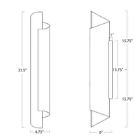 Regina Andrew - 15-1214ORB - Two Light Wall Sconce - Flute - Oil Rubbed Bronze
