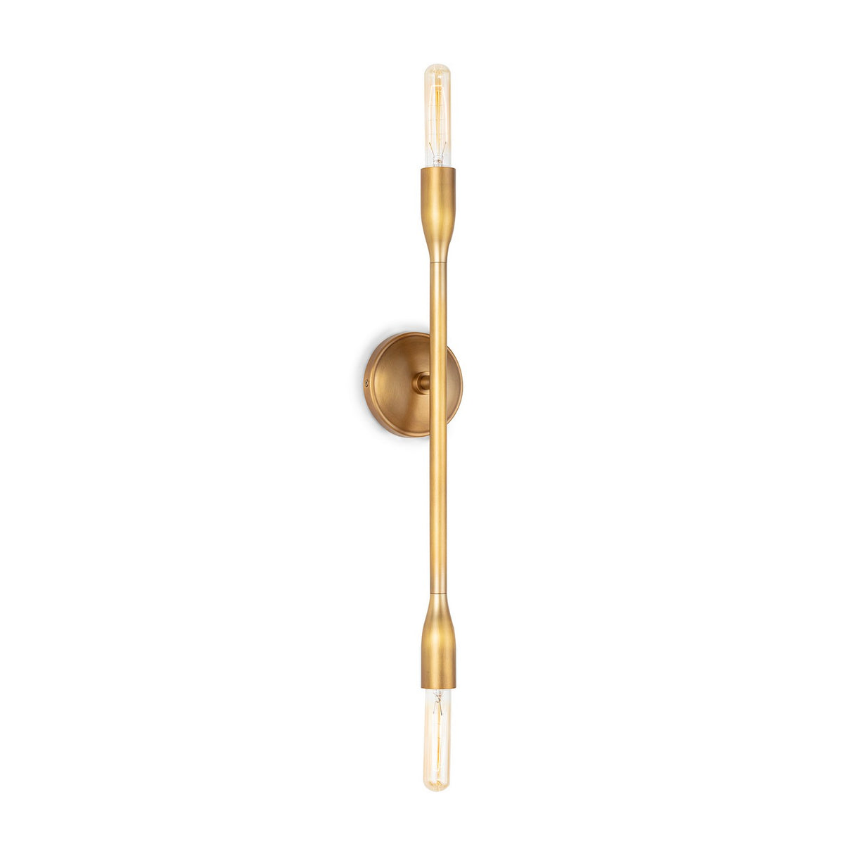 Regina Andrew Two Light Wall Sconce from the Cobra collection in Natural Brass finish