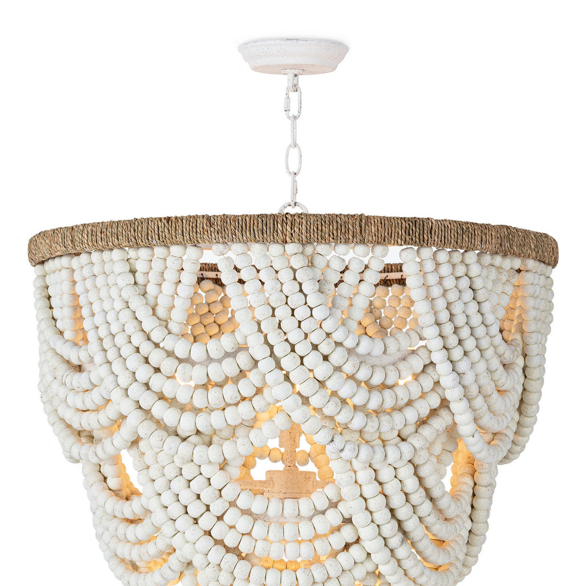 Regina Andrew - 16-1179WT - Six Light Chandelier - Lorelei - White