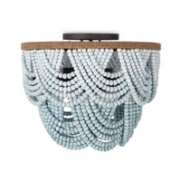 Regina Andrew - 16-1374 - Six Light Flush Mount - Ombre - Blue