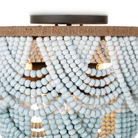 Regina Andrew - 16-1374 - Six Light Flush Mount - Ombre - Blue