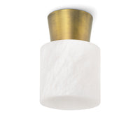Regina Andrew - 16-1397NB - LED Flush Mount - Hazel - Natural Stone