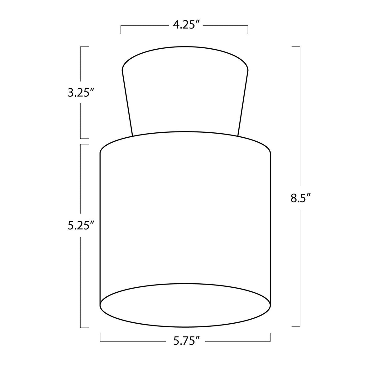 Regina Andrew - 16-1397NB - LED Flush Mount - Hazel - Natural Stone