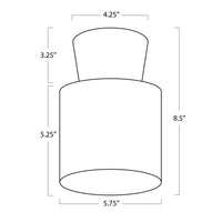 Regina Andrew - 16-1397NB - LED Flush Mount - Hazel - Natural Stone