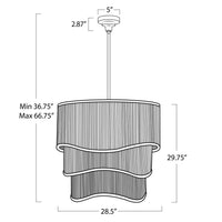 Regina Andrew - 16-1402NAT - 11 Light Chandelier - Nimes - Natural