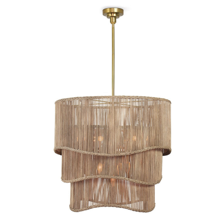 Regina Andrew 11 Light Chandelier from the Nimes collection in Natural finish