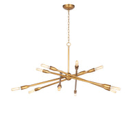 Regina Andrew - 16-1425NB - 12 Light Chandelier - Cobra - Natural Brass