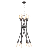 Regina Andrew - 16-1425ORB - 12 Light Chandelier - Cobra - Oil Rubbed Bronze