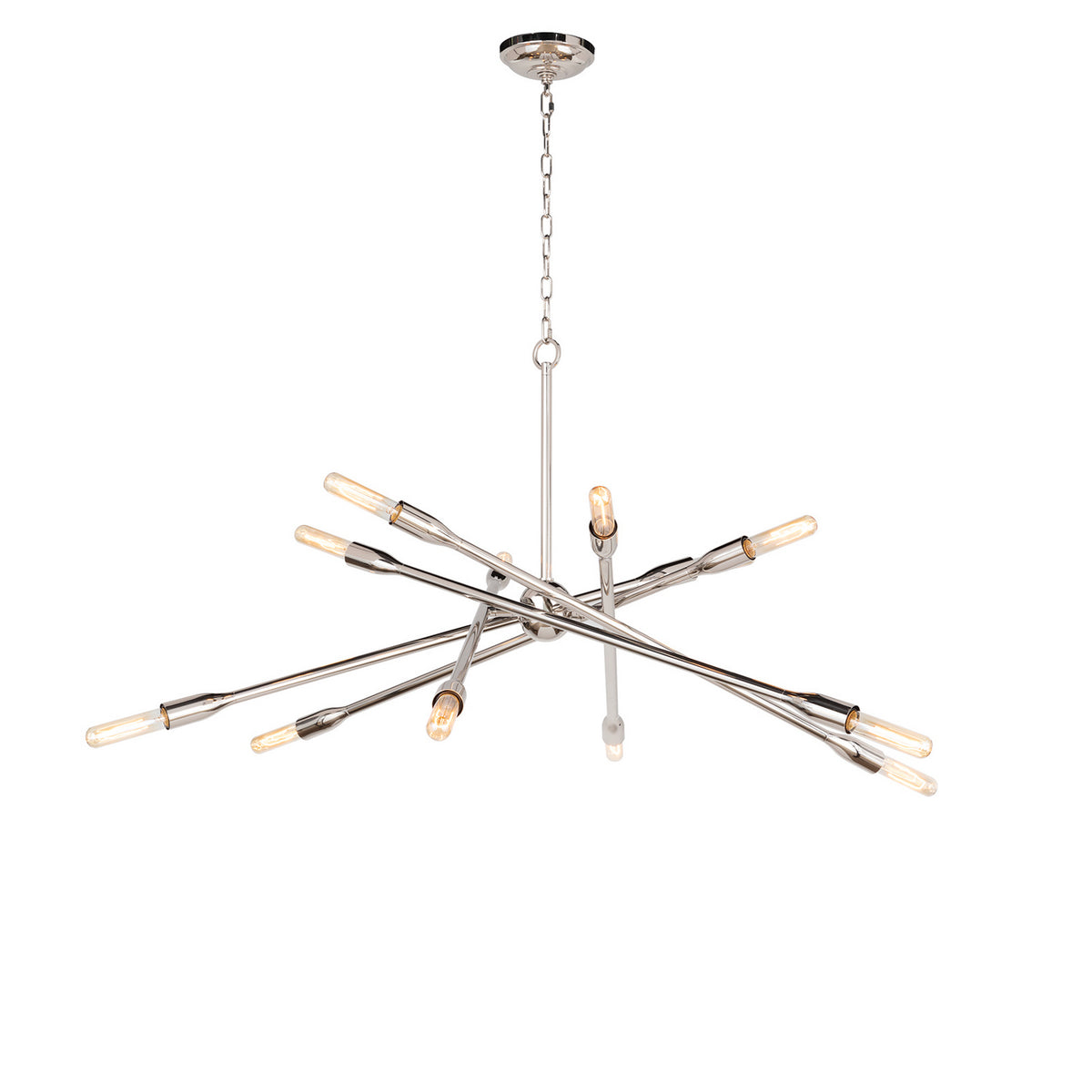 Regina Andrew - 16-1425PN - 12 Light Chandelier - Cobra - Polished Nickel