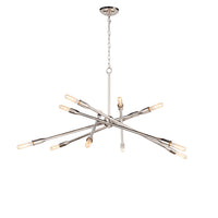 Regina Andrew - 16-1425PN - 12 Light Chandelier - Cobra - Polished Nickel