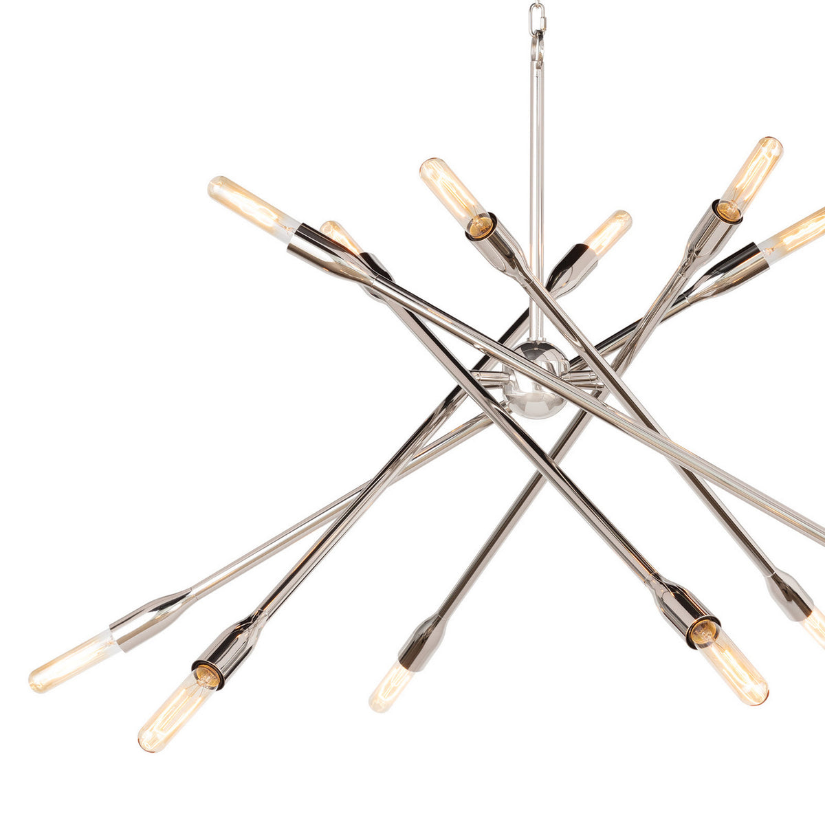 Regina Andrew - 16-1425PN - 12 Light Chandelier - Cobra - Polished Nickel