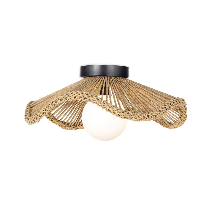 Regina Andrew LED Flush Mount from the Provence collection in Natural finish