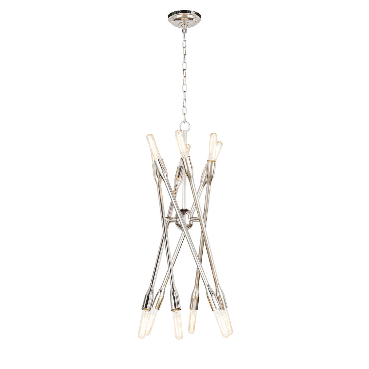 Regina Andrew - 16-1428PN - 12 Light Chandelier - Cobra - Polished Nickel