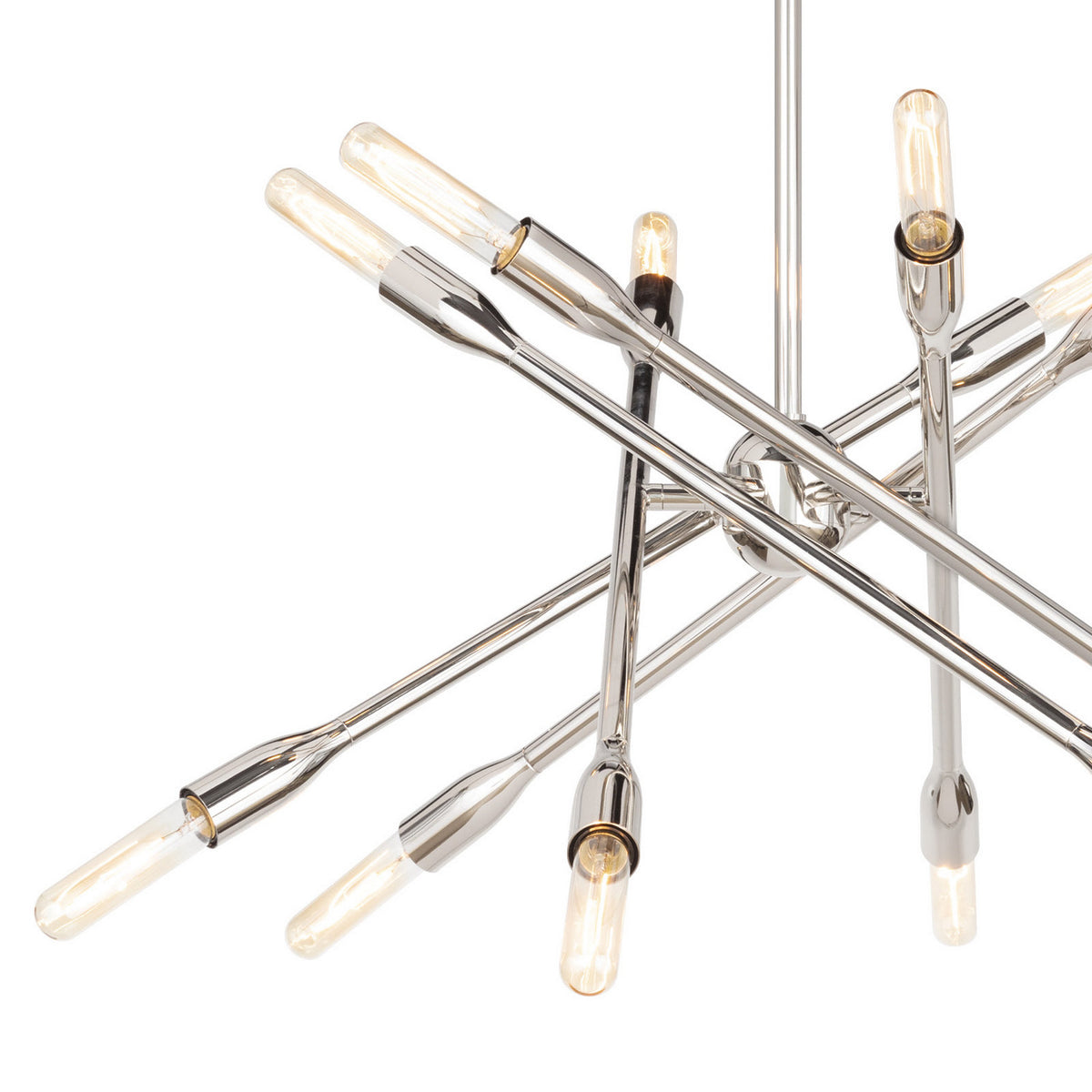 Regina Andrew - 16-1428PN - 12 Light Chandelier - Cobra - Polished Nickel